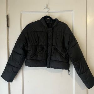 Zara cropped puffer jacket